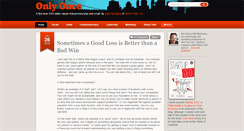 Desktop Screenshot of onlyonceblog.com